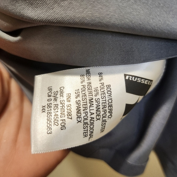 RUSSELL Men's Gray Athletic T-shirt size M NWT - Picture 10 of 11